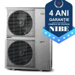 Pompa de caldura Premium NIBE AMS 10-12 + HBS 05-12 R32 – 12kW Monofazată
