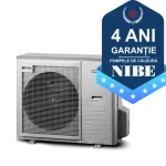 Pompa de căldură Premium NIBE AMS 20-10 + HBS 20-10 R32 – 10kW Monofazată