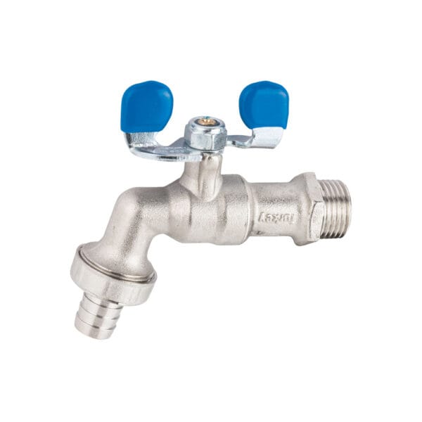 Robinet dublu servici [Robinet de grădină] cu Mâner Fluture PN25 1/2”