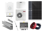Kit Pompa De Caldura Monobloc Ariston Nimbus Pocket 80 M-T NET R32 + Kit Sistem Fotovoltaic Monofazat 8kw Fara Stocare, Invertor Hibrid Deye 8kw, 18 Panouri Canadian Solar 455W Cu Montaj Inclus