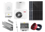 Kit Pompa De Caldura Monobloc Ariston Nimbus Pocket 50 M NET R32 + Kit Sistem Fotovoltaic Monofazat 6kw Fara Stocare, Invertor Hibrid Deye 6kw, 13 Panouri Canadian Solar 455W Cu Montaj Inclus