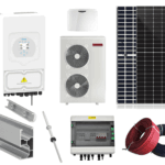 Kit Pompa De Caldura Monobloc Ariston Nimbus Pocket 150 M-T NET R32 + Kit Sistem Fotovoltaic Trifazat 15kw Fara Stocare, Invertor Hibrid Deye 15kw, 33 Panouri Canadian Solar 455W Cu Montaj Inclus