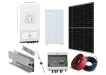 Kit Sistem Fotovoltaic Monofazat 6kw Cu Stocare, Invertor Hibrid Deye de 6kw, 13 Panouri Canadian Solar 455W, Baterie LiFePo4 V-Tac 10.24kw