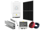 Kit Sistem Fotovoltaic Monofazat 5.3kw Fara Stocare Cu Invertor Hibrid Deye de 5kw, 11 Panouri Canadian Solar 455W