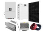 Kit Sistem Fotovoltaic Trifazat 80kw Fara Stocare Cu Invertor Hibrid Deye de 80kw, 176 Panouri Canadian Solar 455W, Baterie LiFePo4 V-tac High Voltage 40 KW